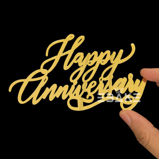 Happy Anniversary Cutout (Cake Charm)