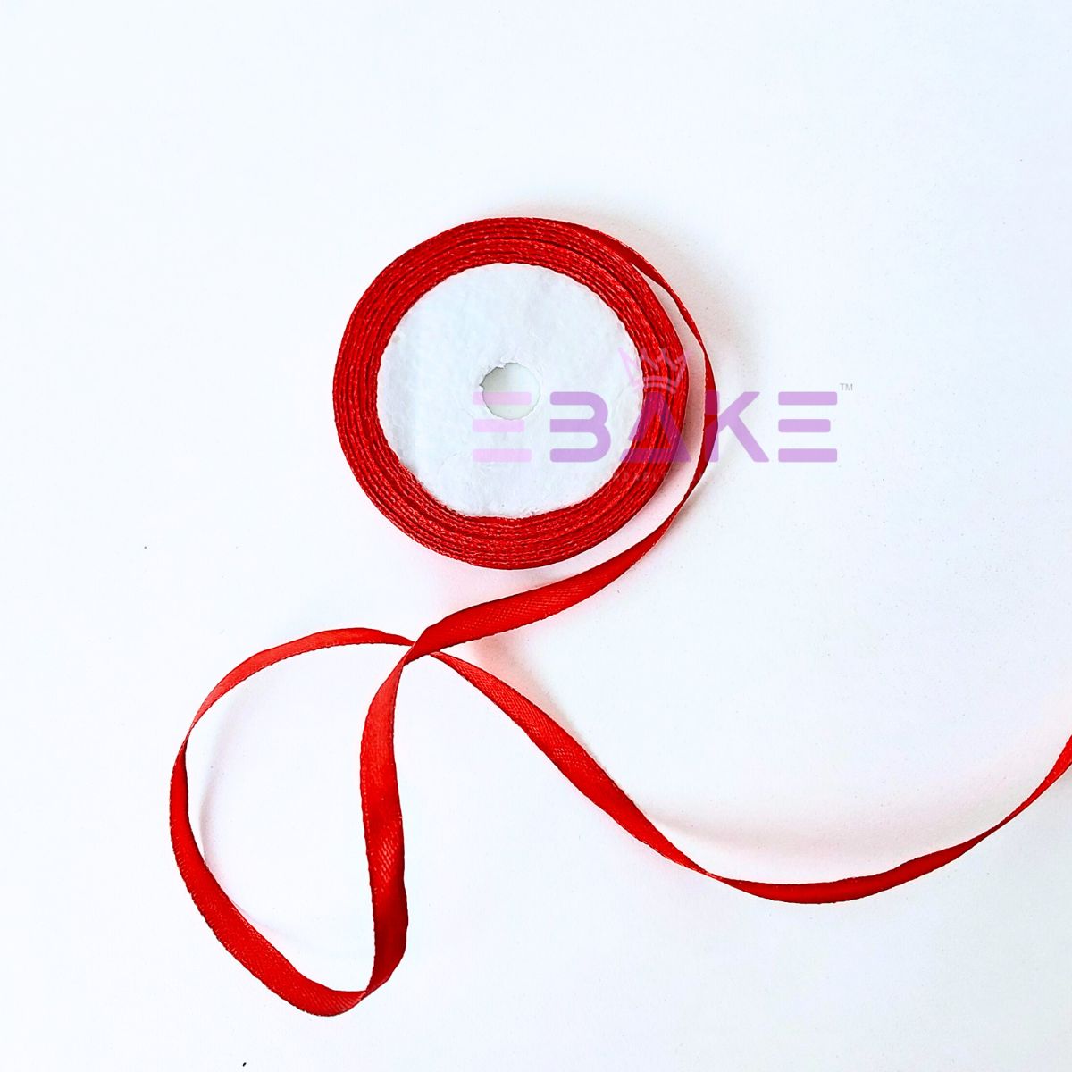 Dark Red Satin Ribbon 0.25 Inch