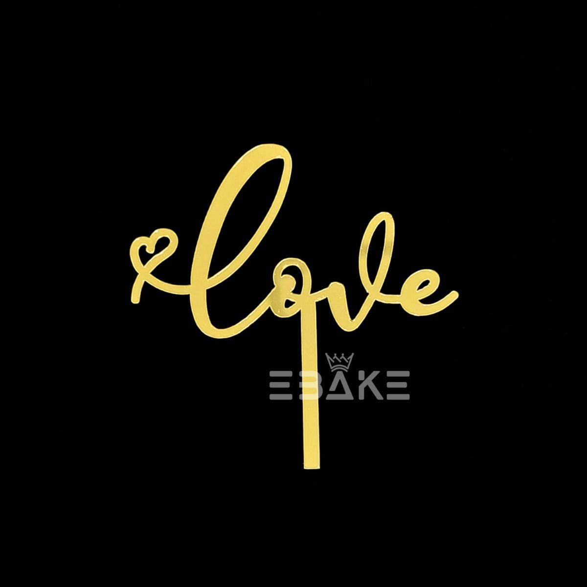 Love Mini Topper Golden