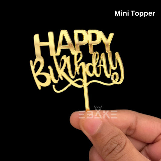 Happy Birthday Mini Topper