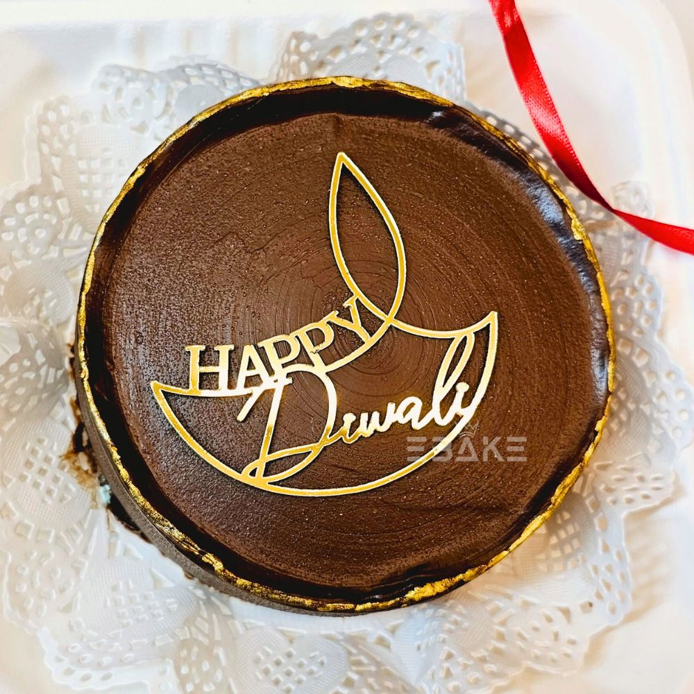 Happy Diwali Cutout/Charm 3 Inch (Set Of 3) A596