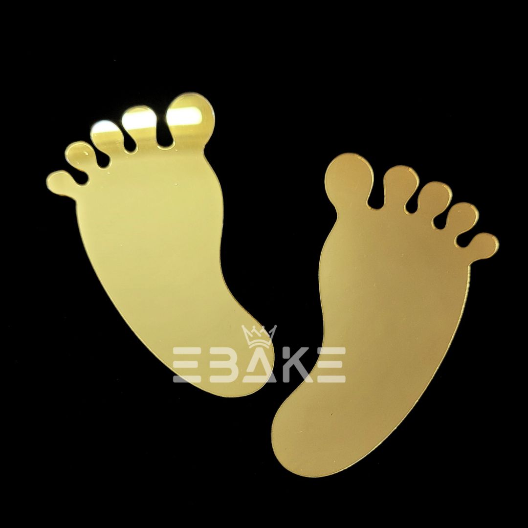 Baby Feet Acrylic Cutout/ Acrylic Charms (1 Pair)