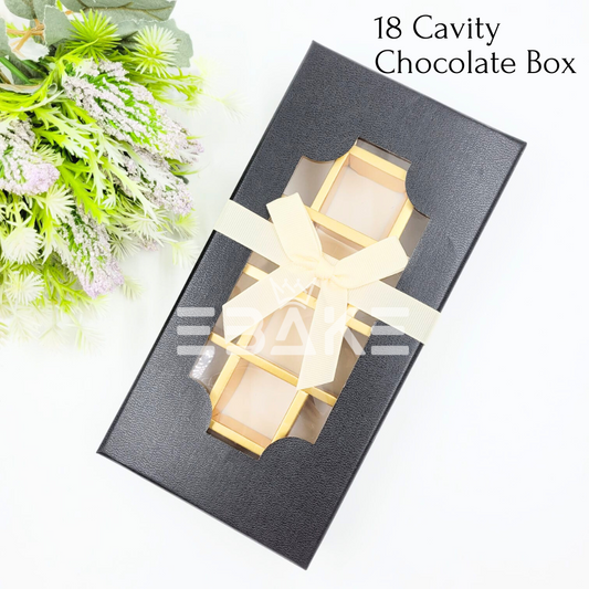 18 Cavity Imported Chocolate Box (Single Piece) - A442
