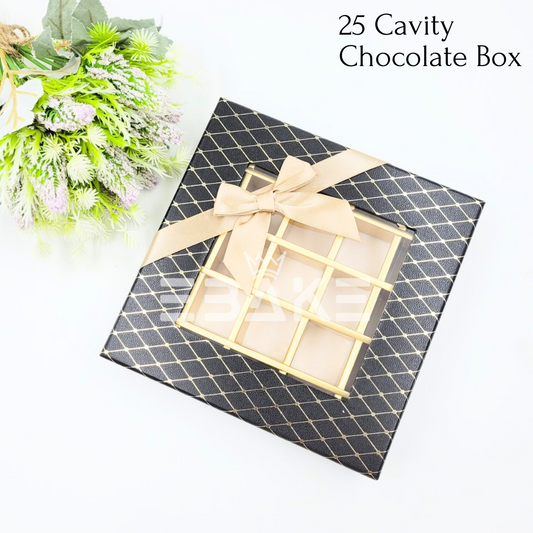 25 Cavity Imported Chocolate Box (Single Piece) - A453