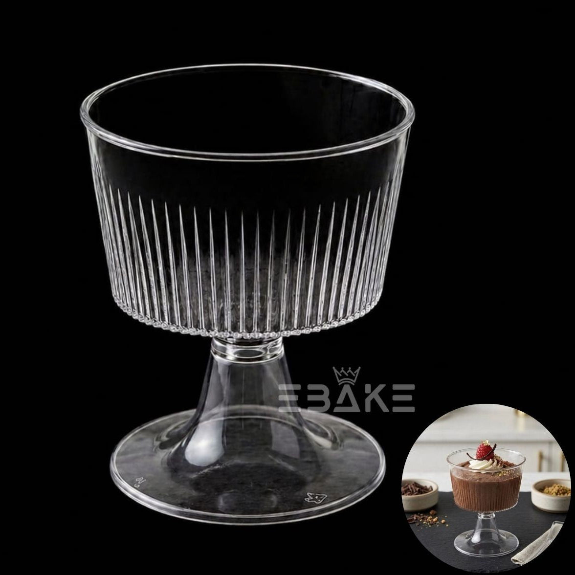 Acrylic Dessert Cup / Mousse Cups (Set of 5)