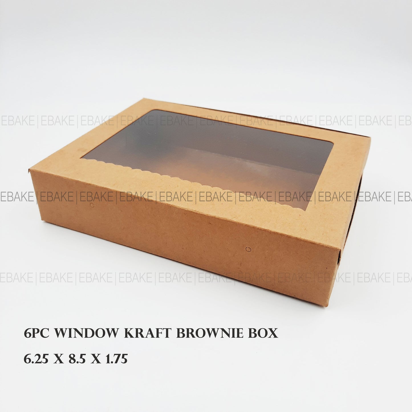6 Piece Brownie Box (Set Of 5) EBAKE