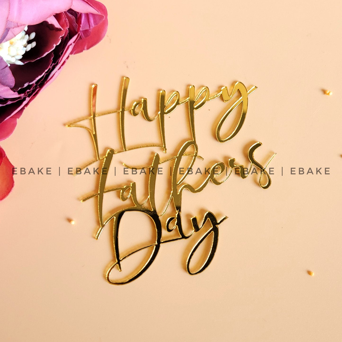 Happy Father's Day Cutout 3 Inch Single Piece