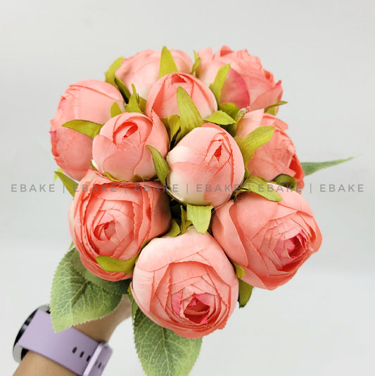 Premium Closed Peony Bunch - A483 Pink (10 peonies)