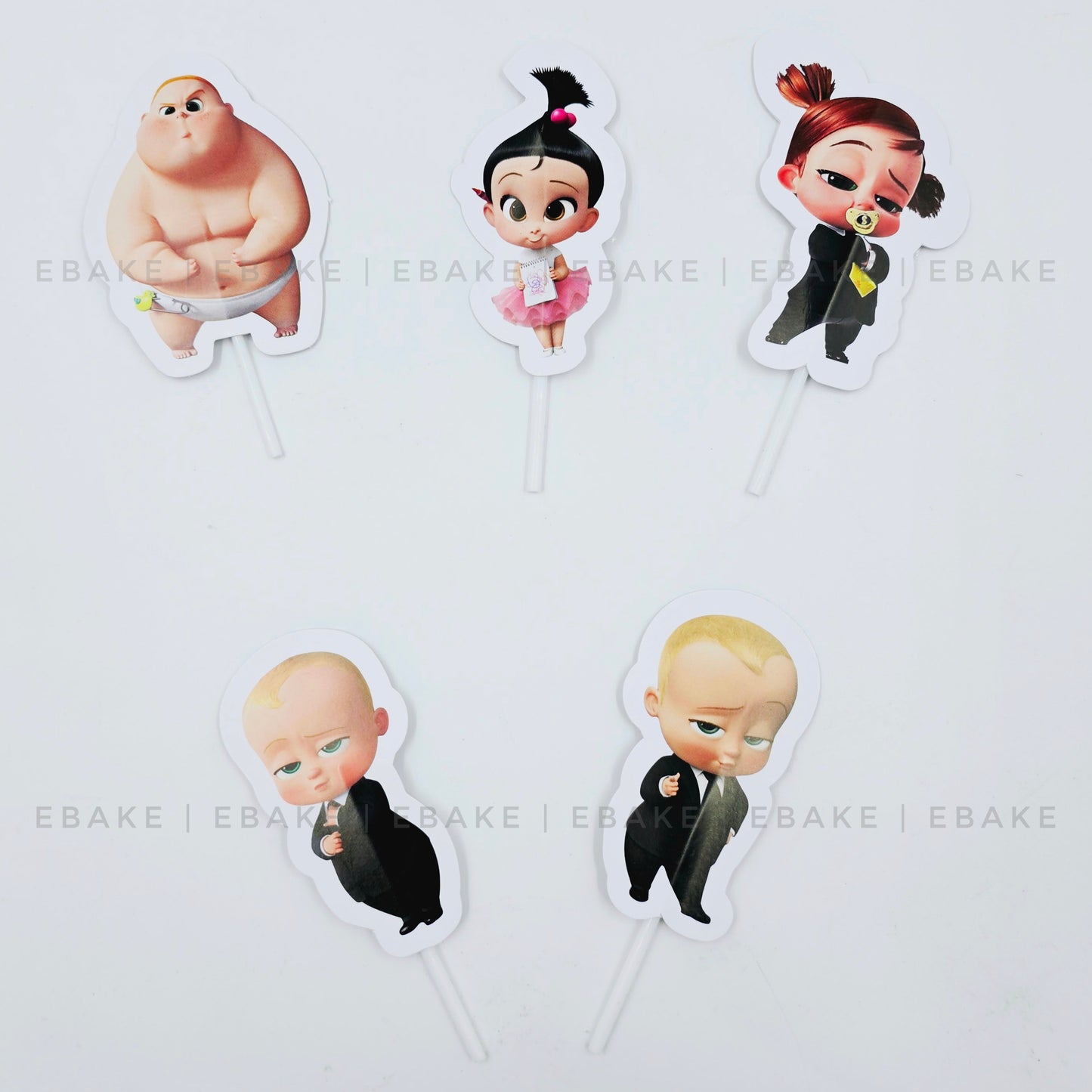 Boss Baby Paper Theme Topper