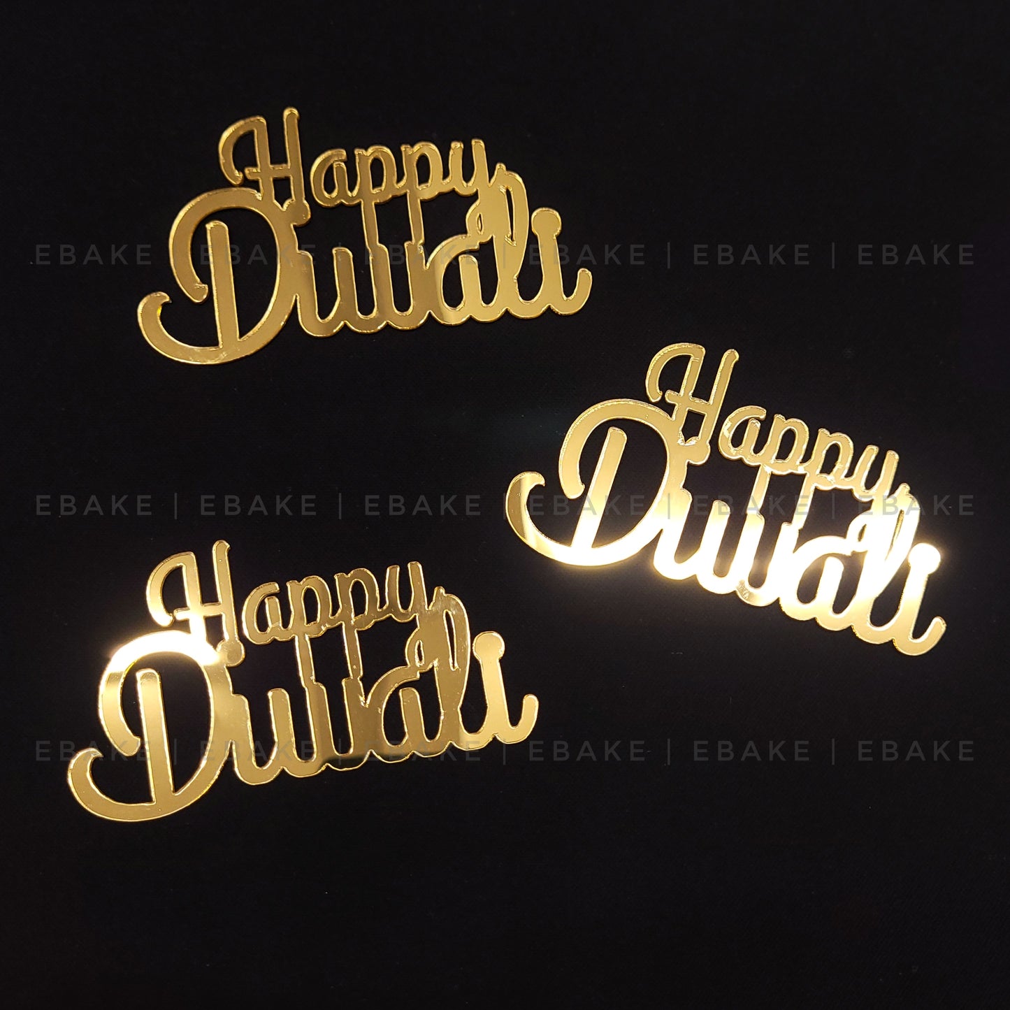 Happy Diwali 3 Inch Cutout (Set of 3) A592