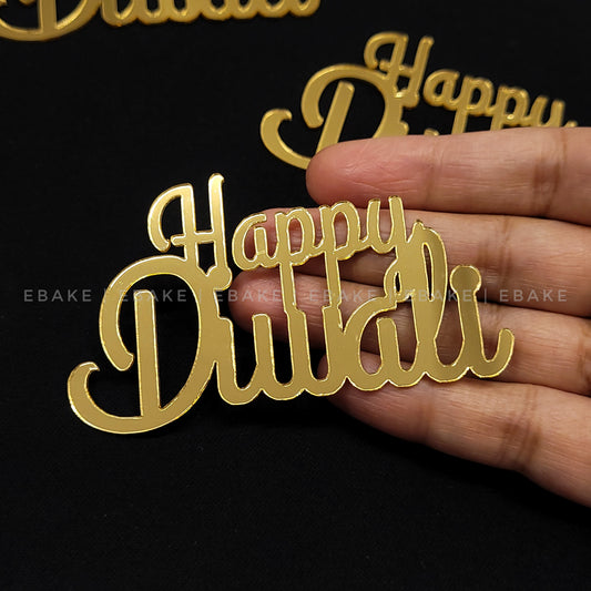 Happy Diwali 3 Inch Cutout (Set of 3) A592