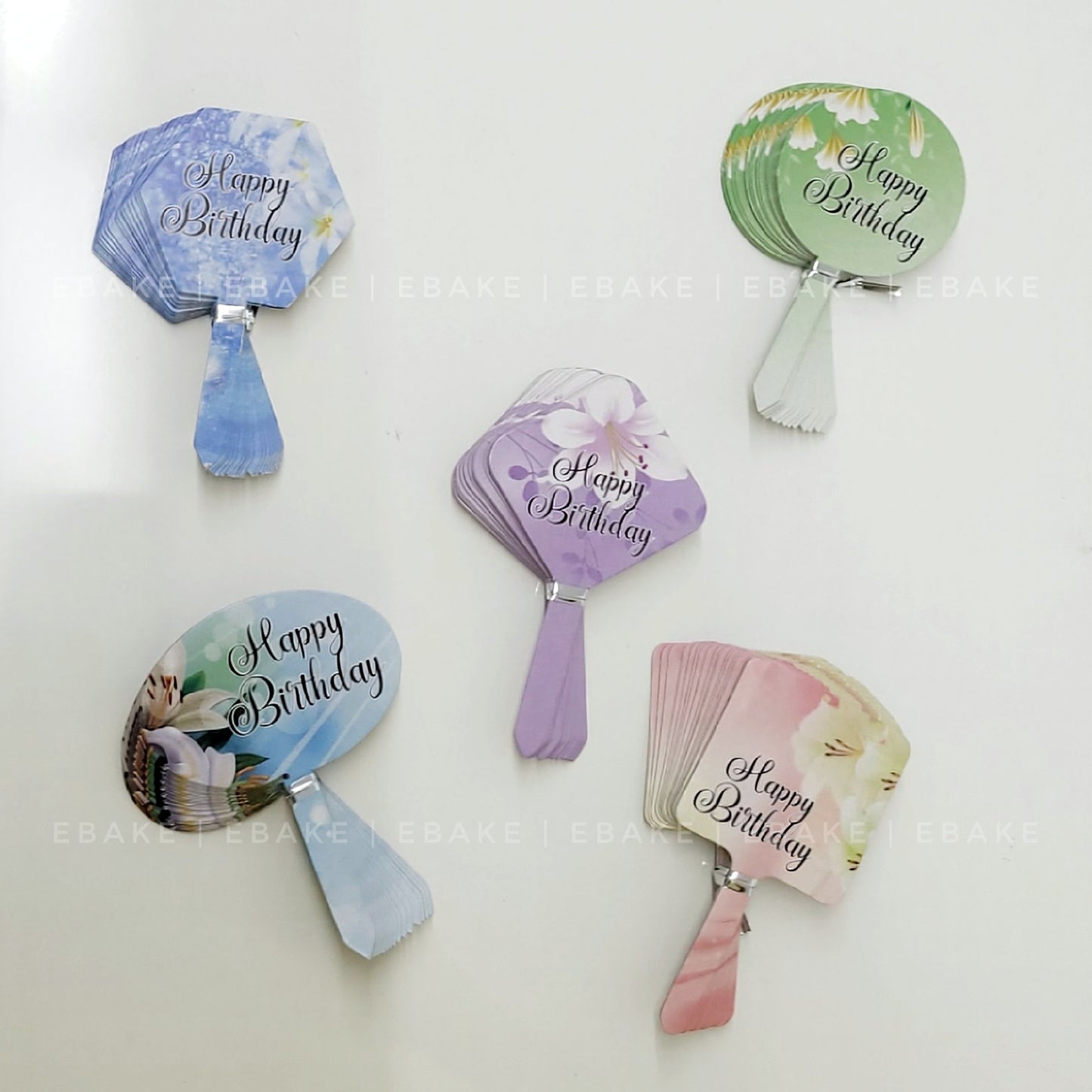 Birthday Paper Tags (Set Of 100 Pieces)