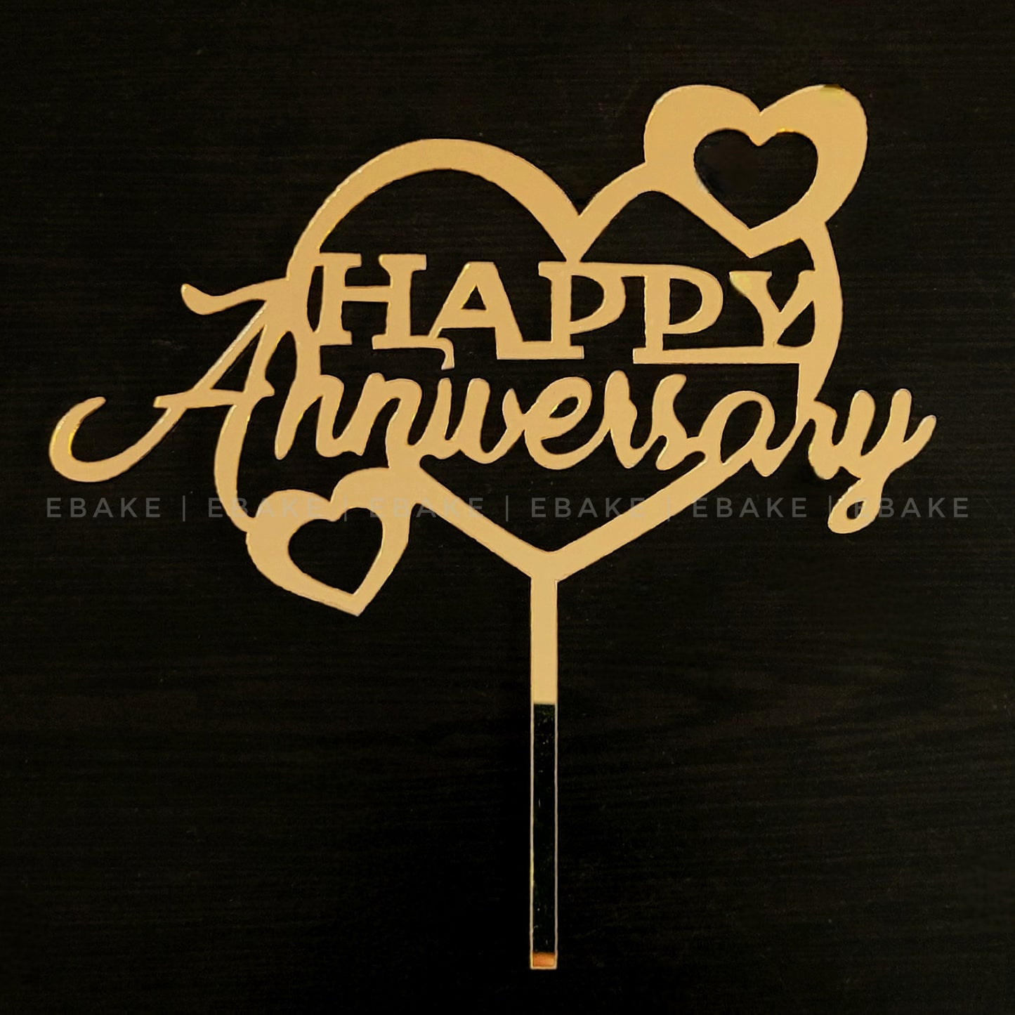 Happy Anniversary Cake Topper