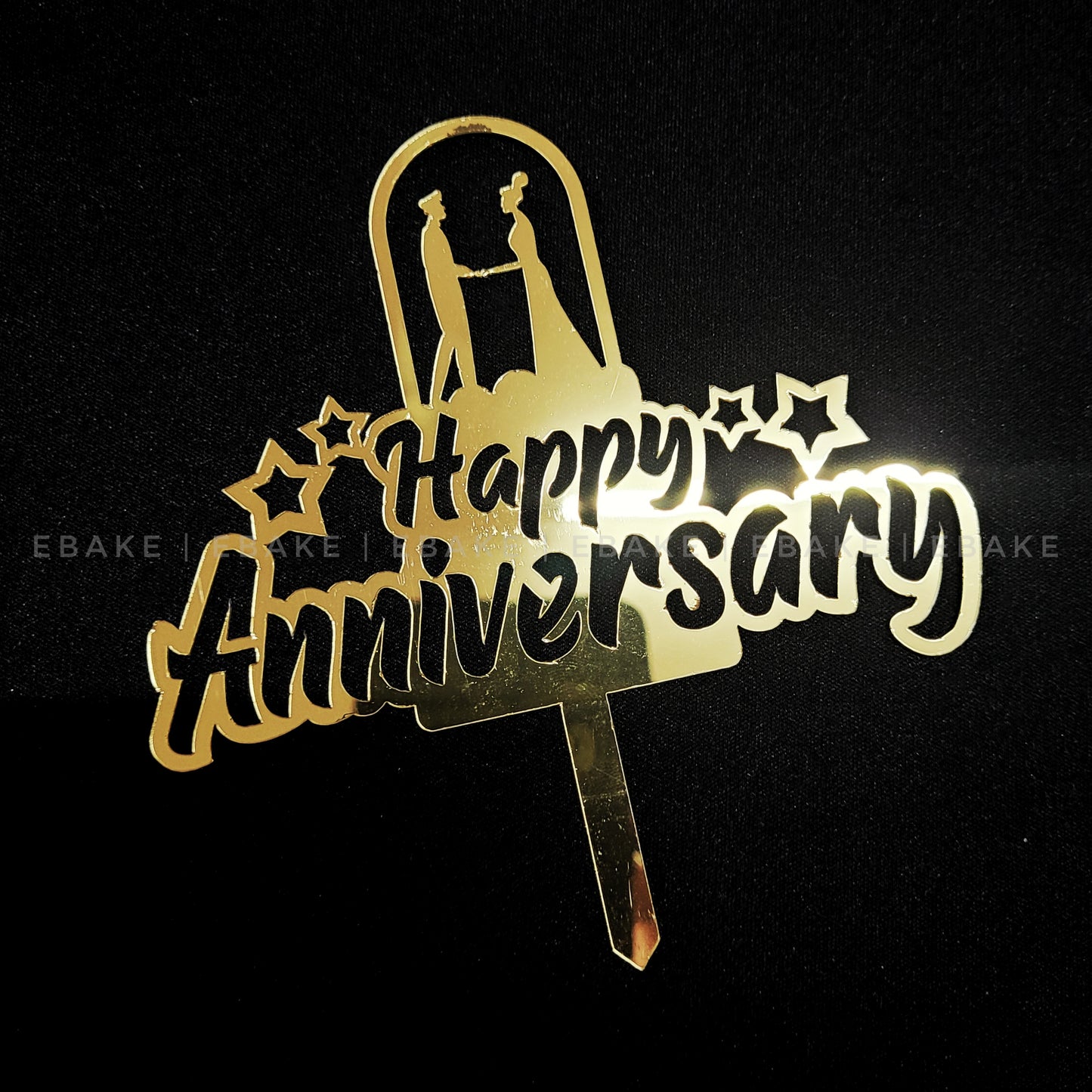 Happy Anniversary Cake Topper