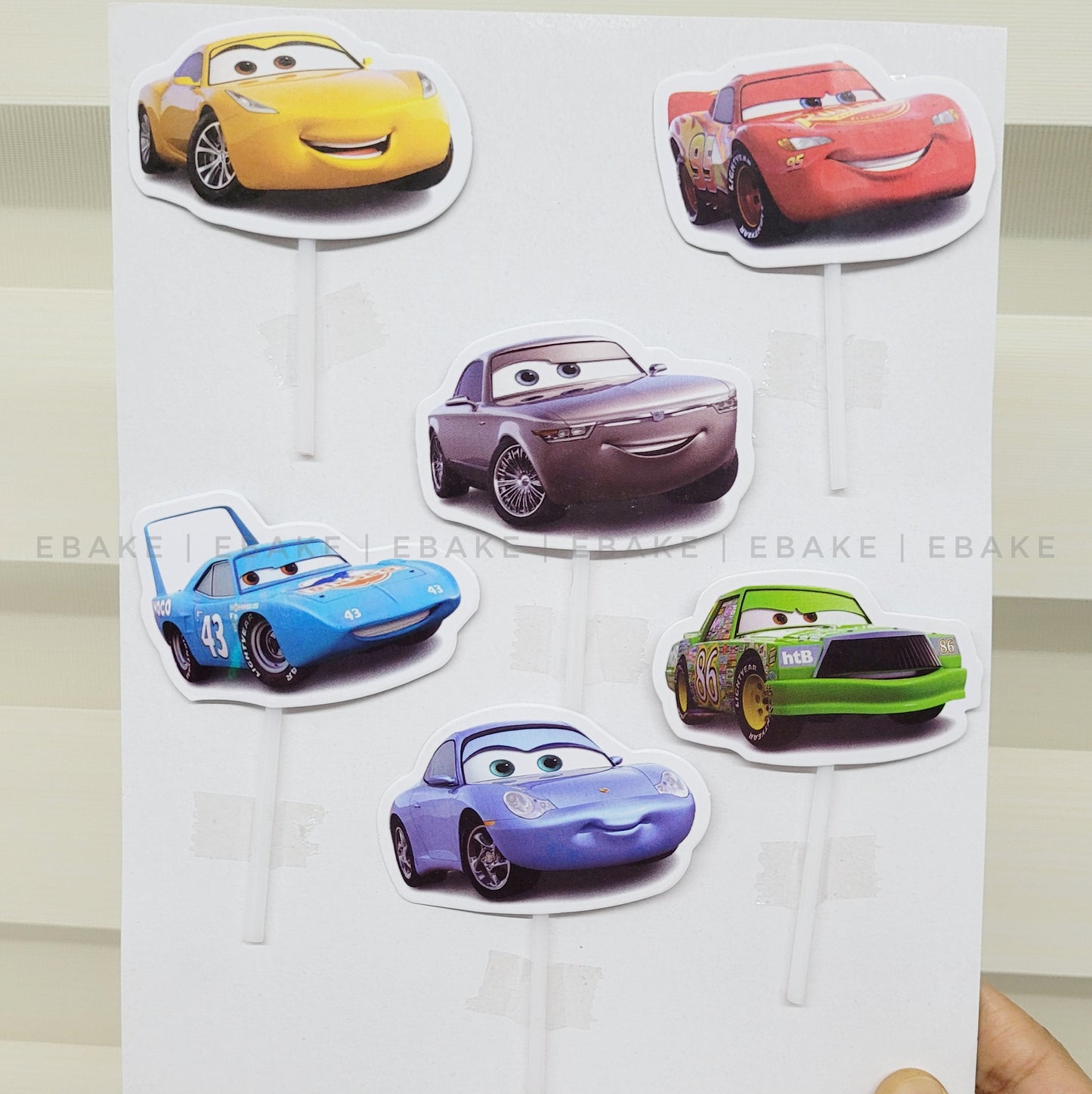 Cars Theme Paper Topper Set