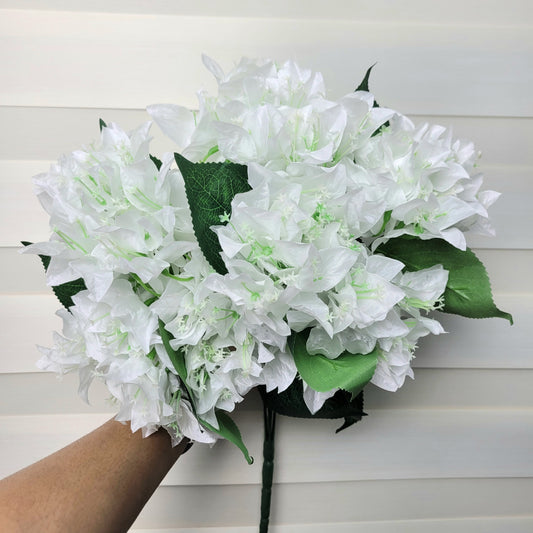 A944 White Bougainvillea Bunch