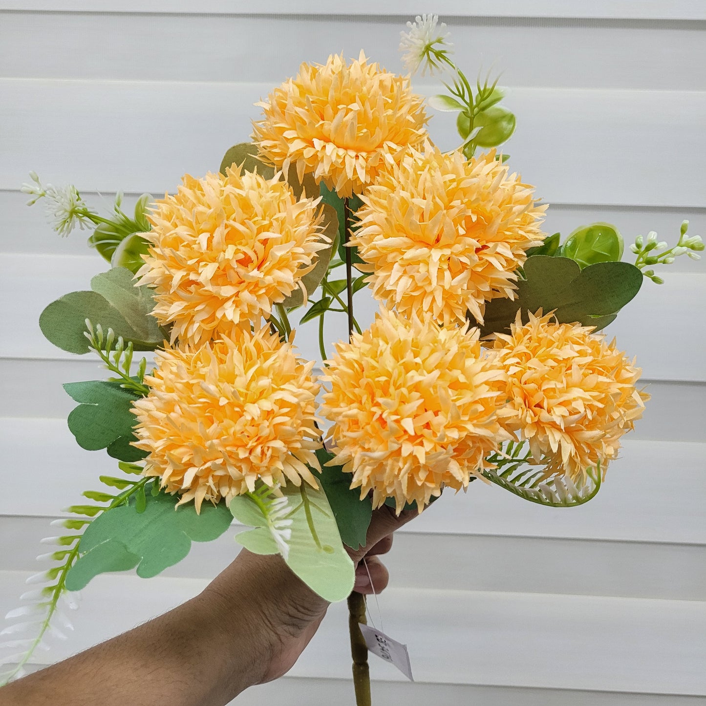 Orange Dahlia Bunch With Fillers - A1037 (6 Dahlias With Fillers)