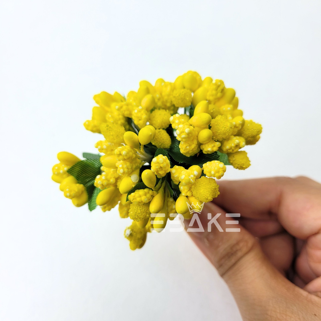 Pollen - Yellow (Bunch Of 12 Pieces)