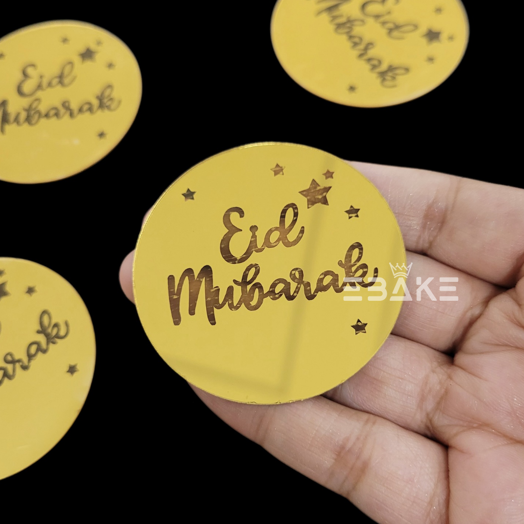 Eid Mubarak Coin Topper 2" Single Piece