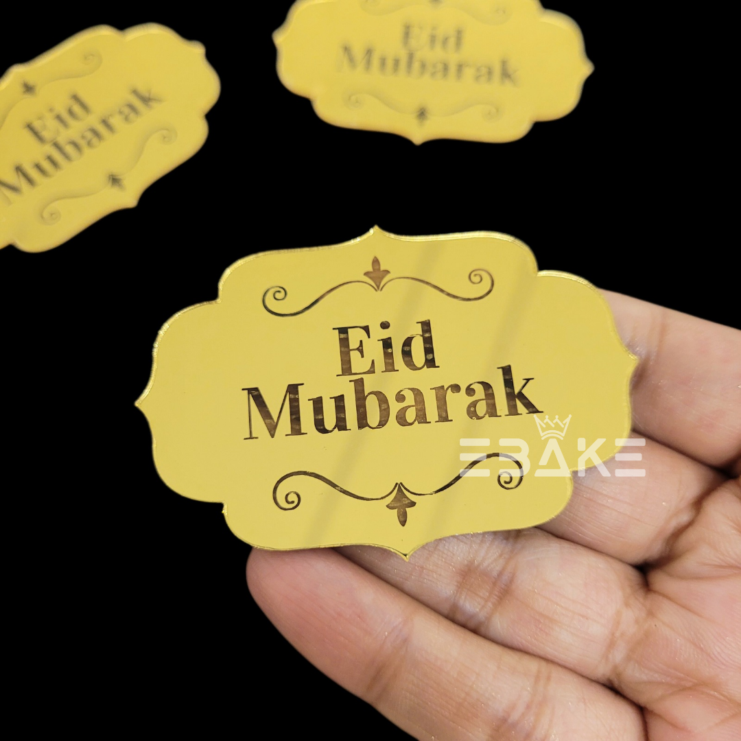 Eid Mubarak Coin Topper 2.5" Single Piece