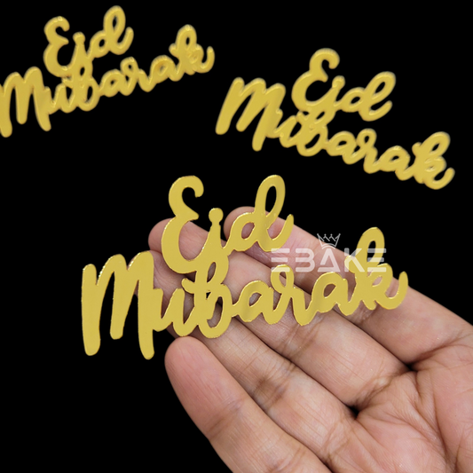 Eid Mubarak Mini Cutout 3" (Set of 3)