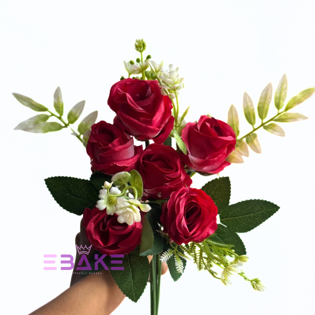 A1972 Rose Bunch With Fillers (Red)