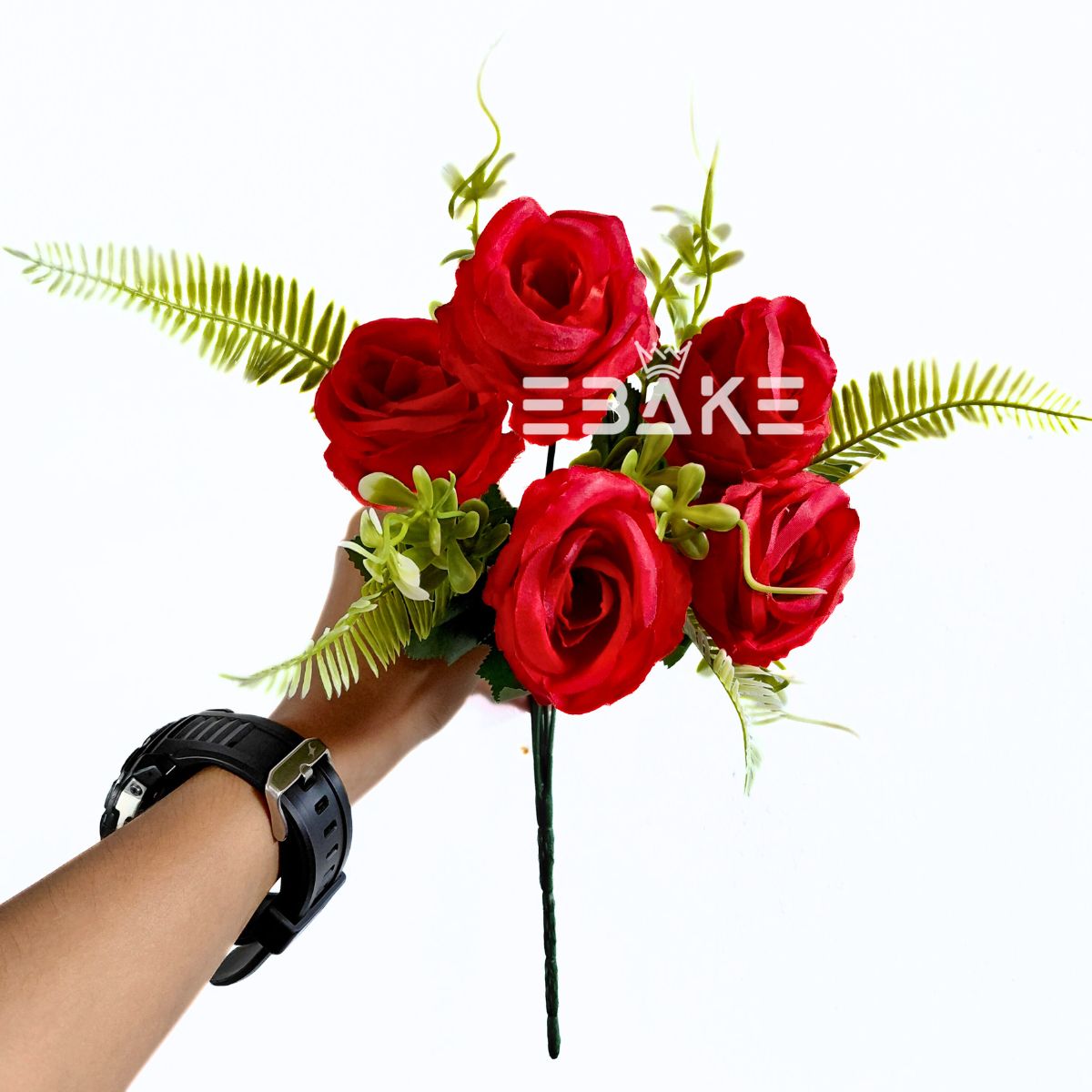 A1923 Red Rose Bunch With Fillers ( 5 Roses & Fillers)