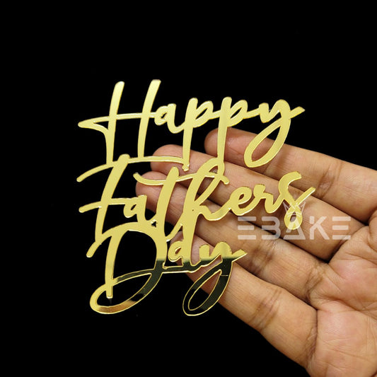 Happy Father's Day Cutout 3 Inch Single Piece
