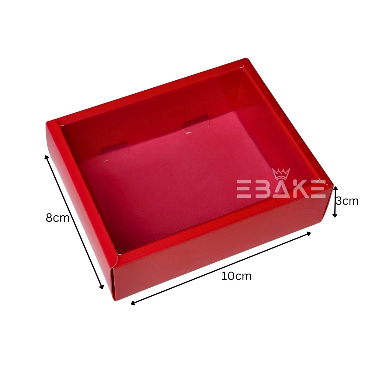 Hamper Box With Transparent Lid (Set of 2) 10*8*3
