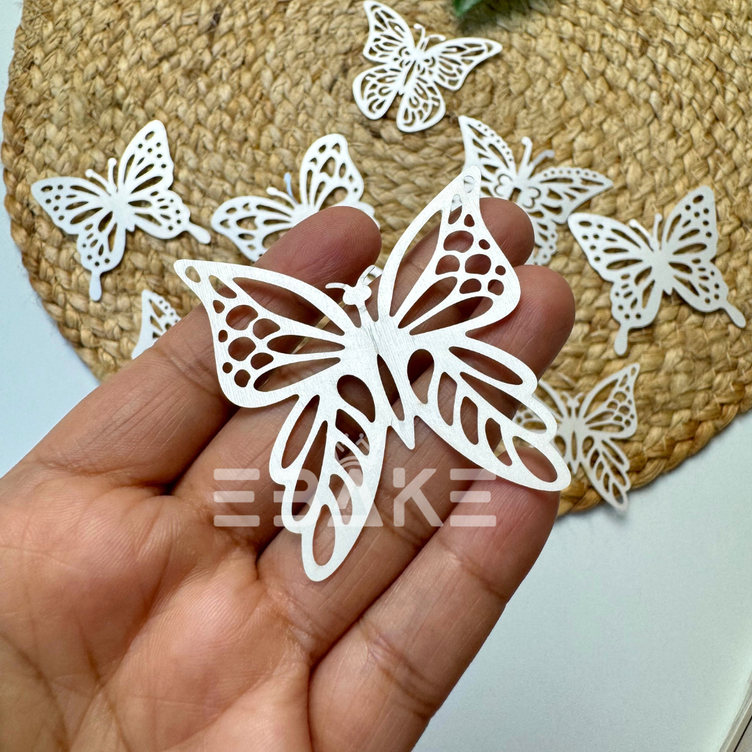 Butterfly Papper Foldable Paper Butterflies White (Set Of 10 Pieces) – EBAKE