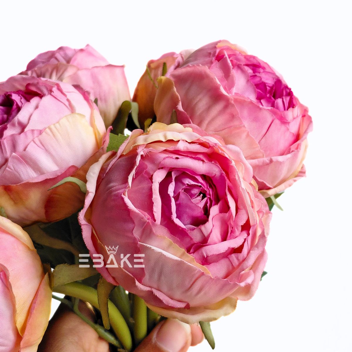 A1540 Premium Peony Bunch - Shaded Dark Pink