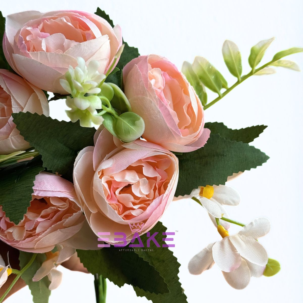 A1968 Peony Bunch With Fillers (Light Peach)