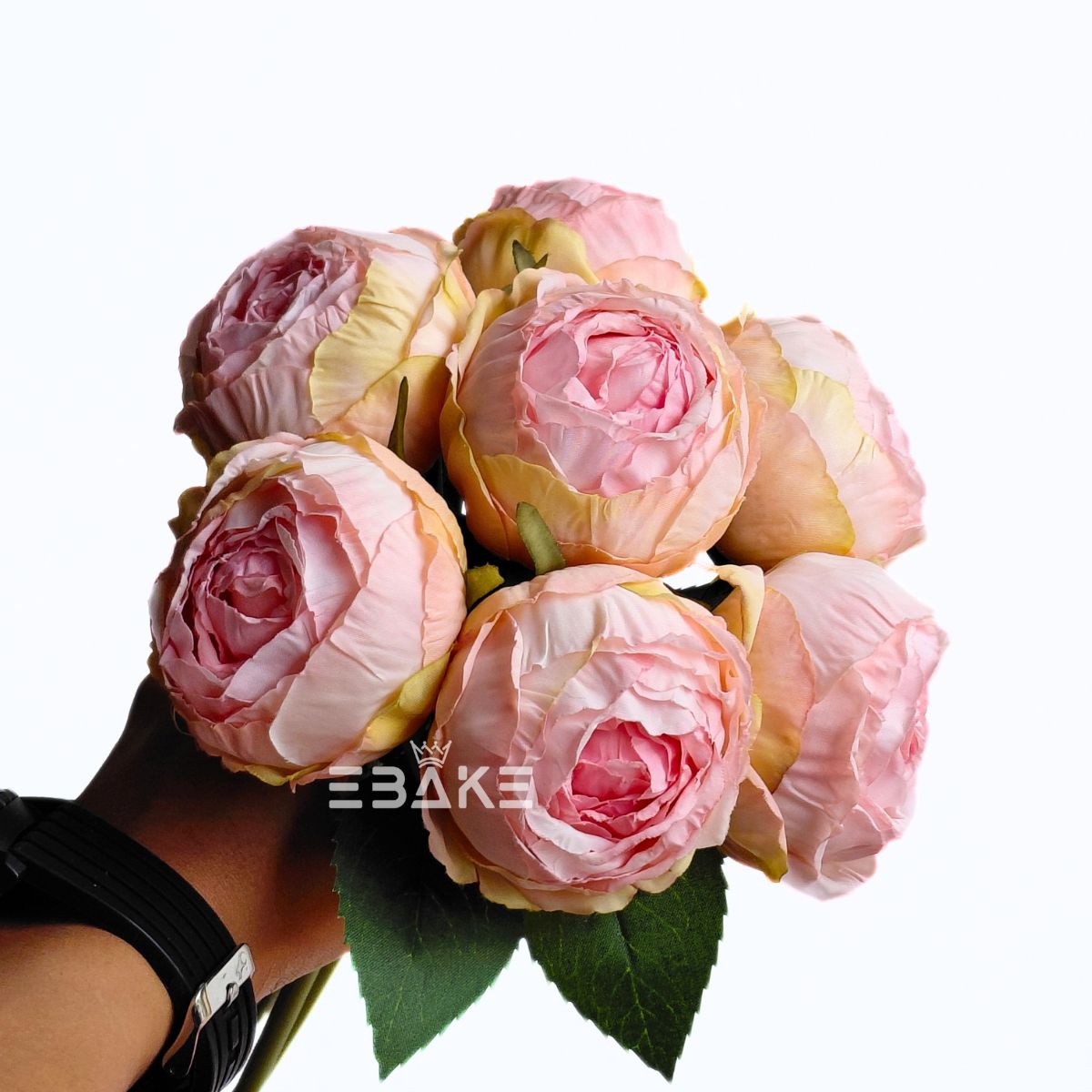 A1541 Premium Peony Bunch - Shaded Light Pink