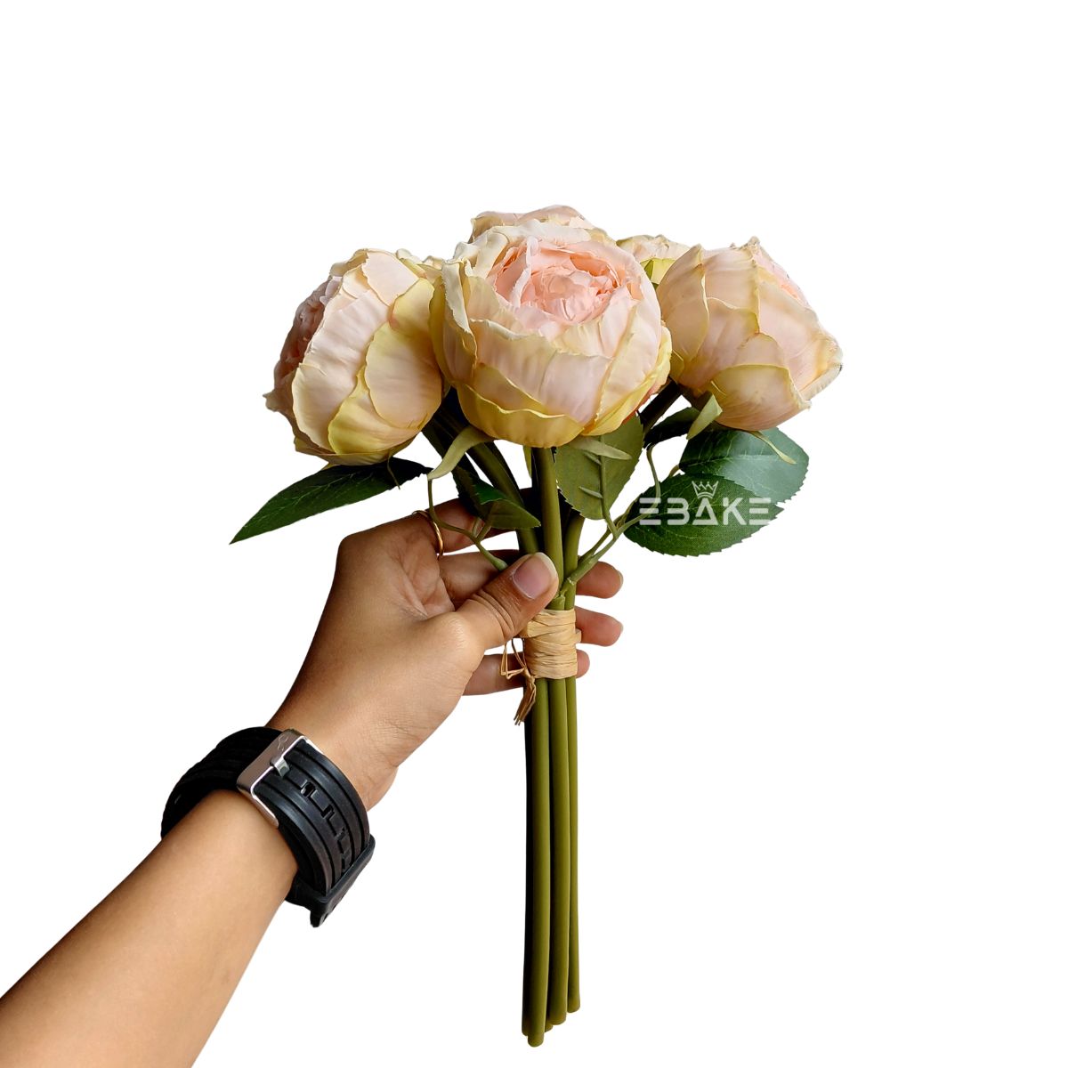 A1544 Premium Peony Bunch - Shaded Light Yellow