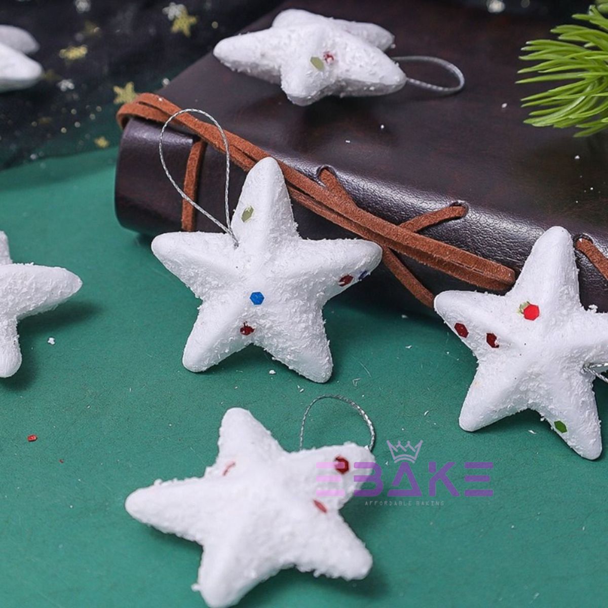 Stars Hangings /Christmas Tree Ornament 9220 (Set of 6 Pieces)