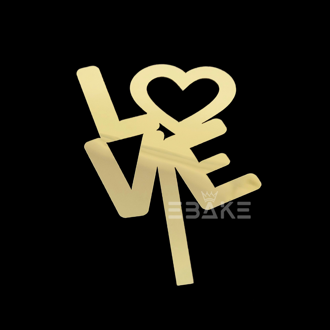 Love Cake Topper