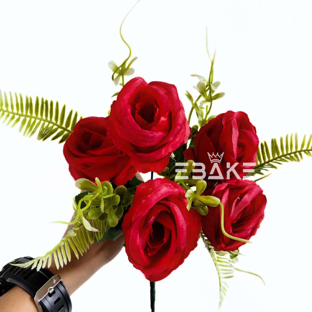 A1923 Red Rose Bunch With Fillers ( 5 Roses & Fillers)