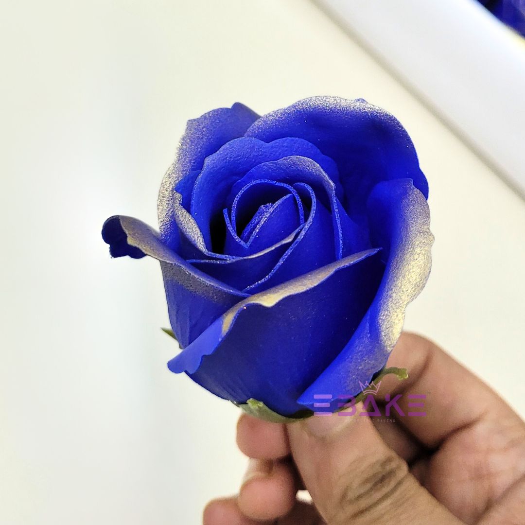 Scented Rose - Blue & Gold (50 Pieces)