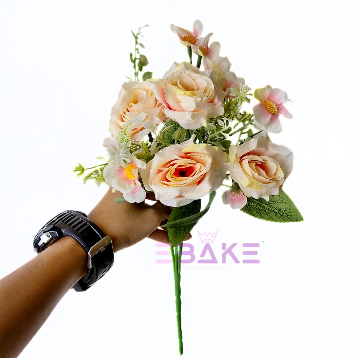 A1869 Rose Bunch With Fillers (4 Roses & Fillers)