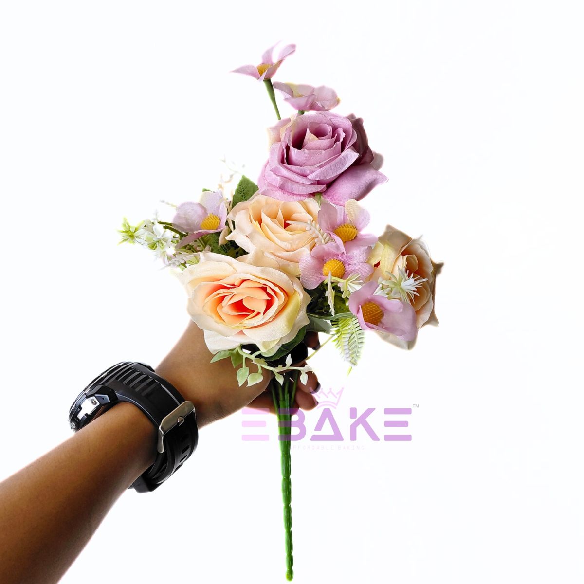 A1870 Rose Bunch With Fillers (4 Roses & Fillers)