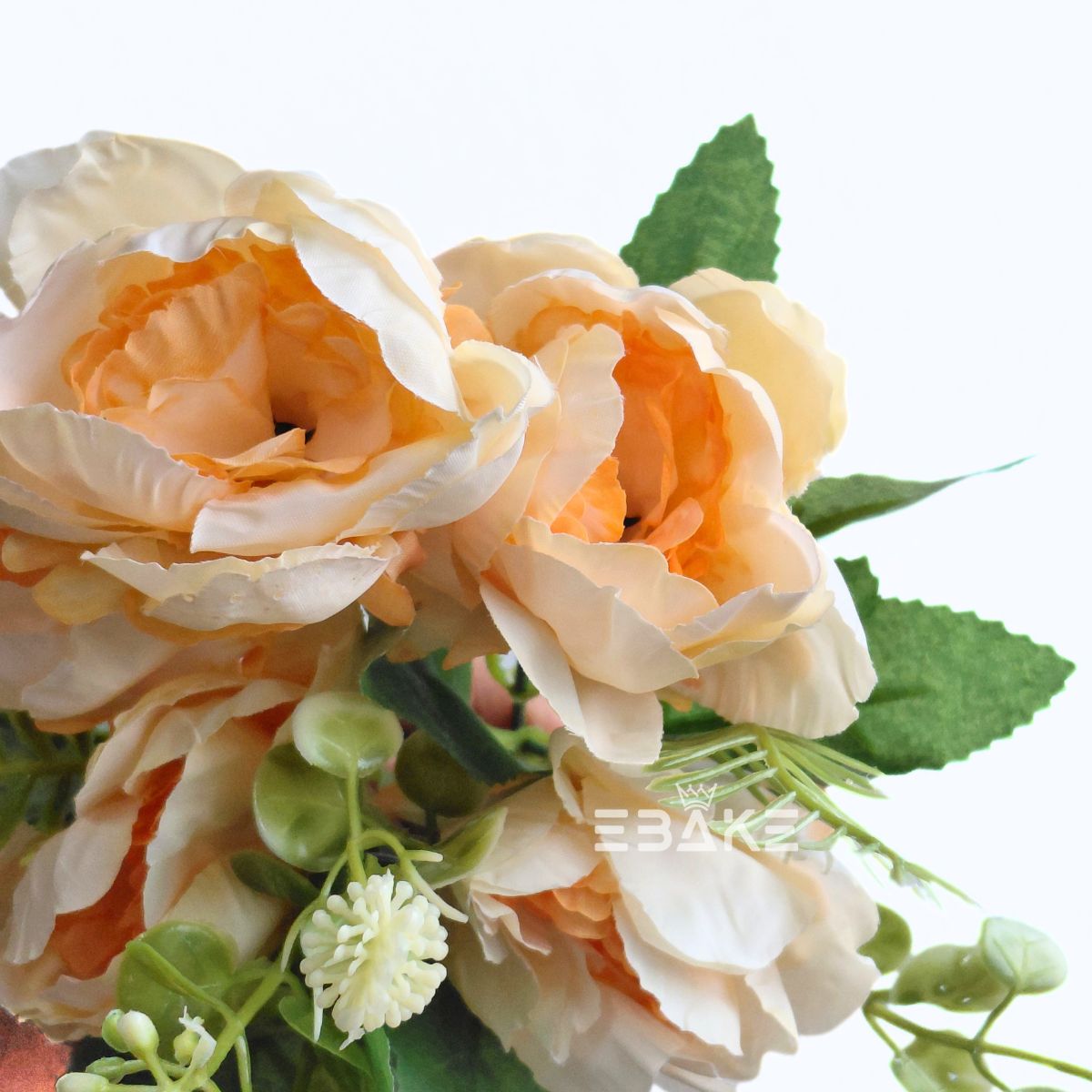 A2039 Peony Bunch with Fillers (Peach)