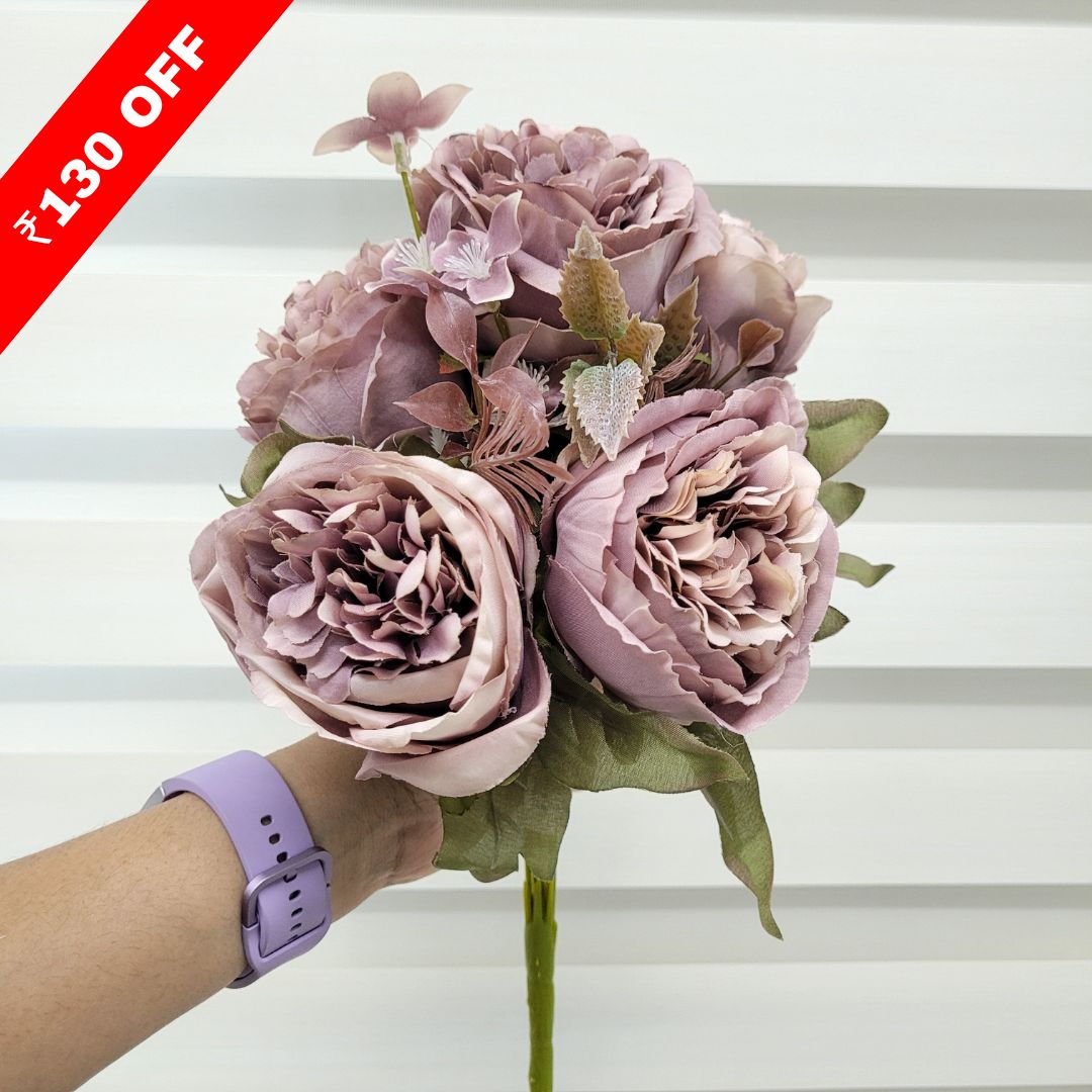 Jumbo Rose Bunch With Fillers -  A706 (5 Peonies)