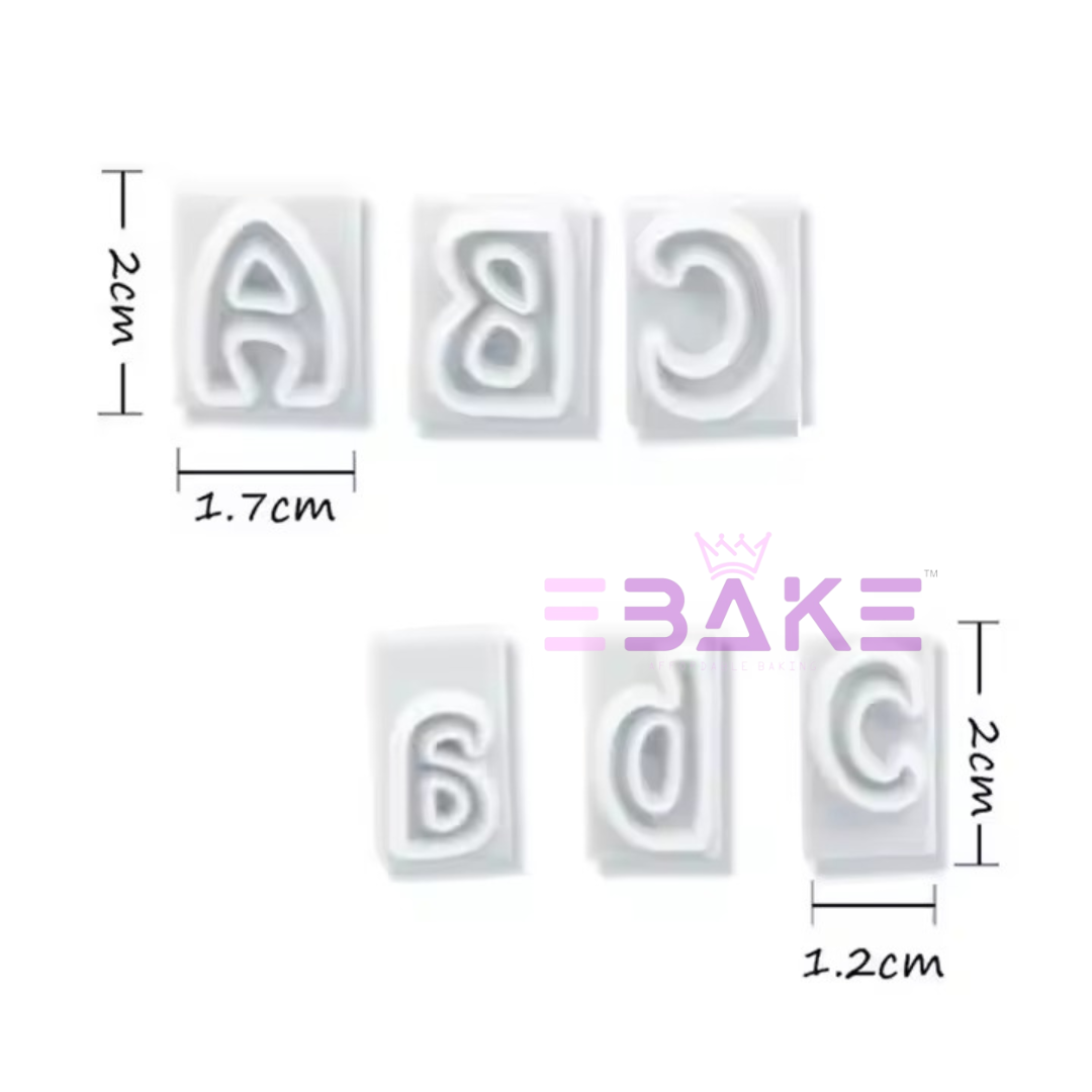 Alphabets Fondant Cutter