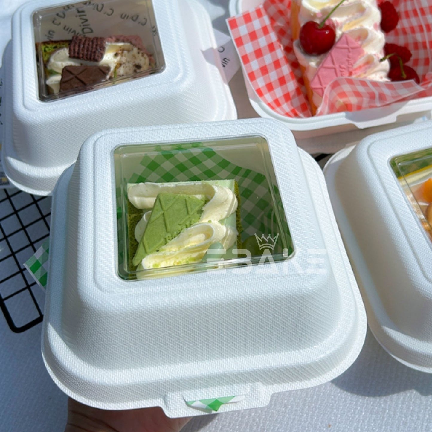6" Bento With Transparent Window (Set of 5)