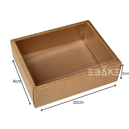Hamper Box With Transparent Lid (Set of 2) 10*8*3