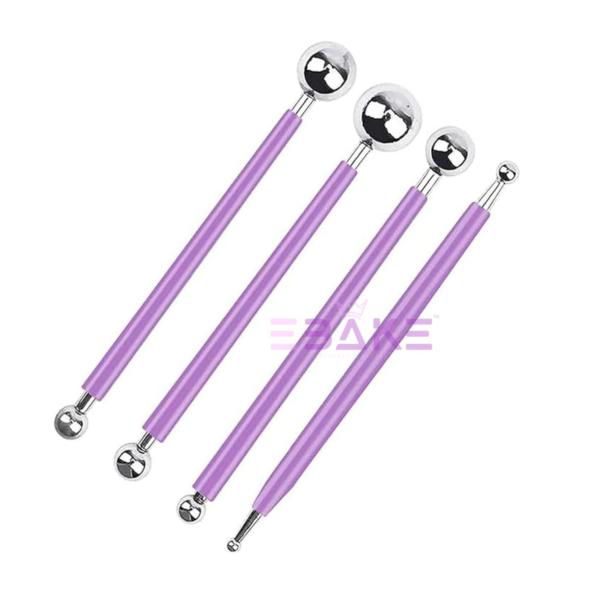 Fondant Modelling Ball Tools- Set of 4 (Assorted)