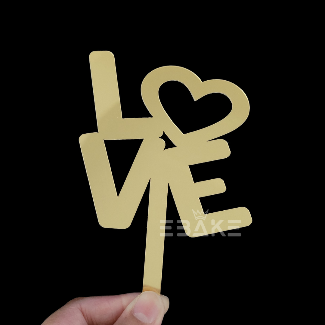 Love Cake Topper