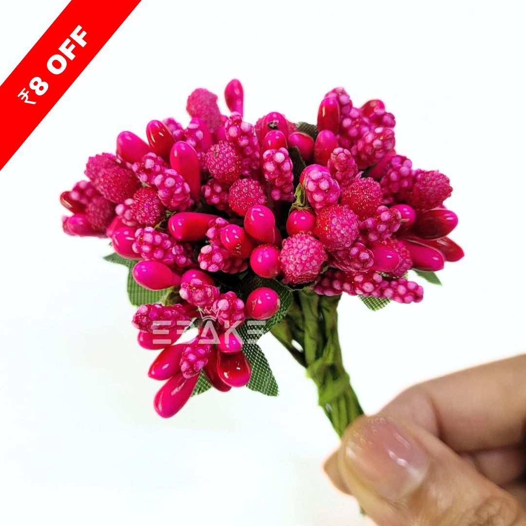 Pollen - Hot Pink(Bunch Of 12 Pieces)