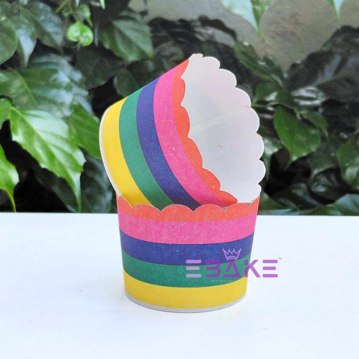Printed Paper Muffin Cup - Set Of 50 Pieces