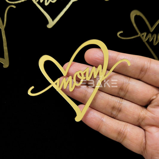 Mom Cutout (Set of 6 Pieces) 3 Inches